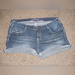 Maurices Denim Shorts Plus Size 24